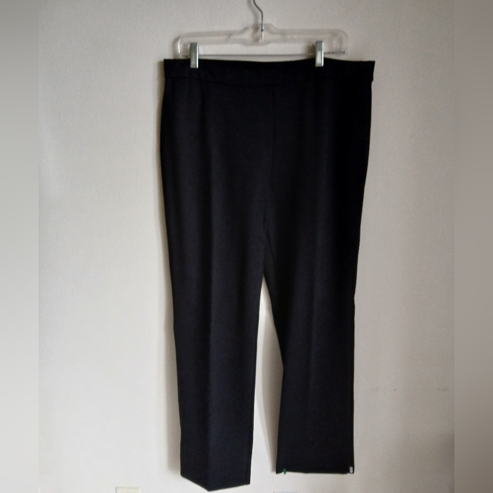 Susan Graver Pants Black Size Large Pull On